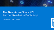 Azure Stack HCI Partner Readiness Bootcamp
